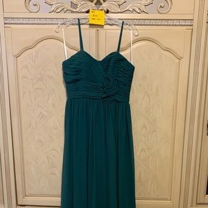 Hunter Green Full Length Dress